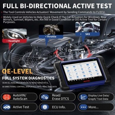 Autel MaxiIM IM508S su XP400, APB112 ir G-BOX3 skirtas diagnostikai ir raktų programavimui 5