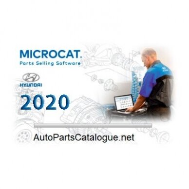 Hyundai Microcat 2020 programos instaliavimas