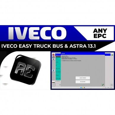 Iveco EASY 13.1 programos instaliavimas