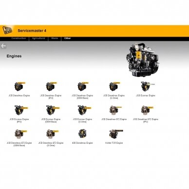 JCB ServiceMaster 4 programos instaliavimas