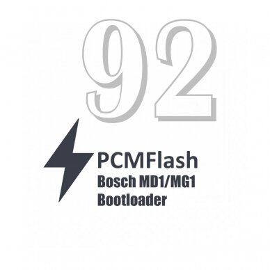 PCMFlash Bosch MD1/MG1 Bootloader "Modulis 92"