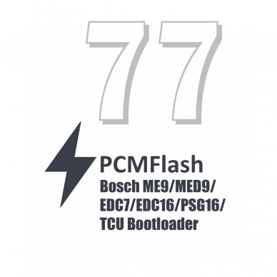 PCMFlash Bosch ME9/MED9/EDC7/EDC16/PSG16/TCU Bootloader "Modulis 77"