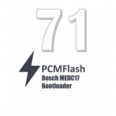 PCMFlash Bosch MEDC17 Bootloader "Modulis 71"