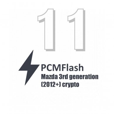 PCMFlash Mazda 3rd generation (2012+) crypto "Modulis 11"