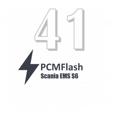 PCMFlash Scania EMS S6 "Modulis 41"