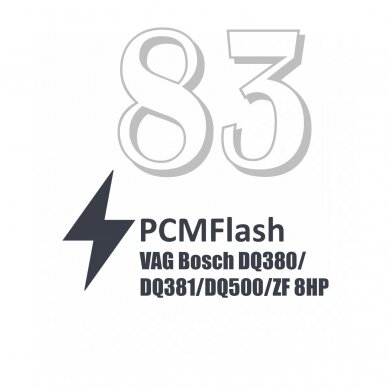 PCMFlash VAG Bosch DQ380/DQ381/DQ500/ZF 8HP "Modulis 83"