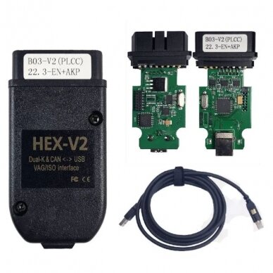 VCDS 22.3 HEX V2 skirtas VAG grupės automobiliams